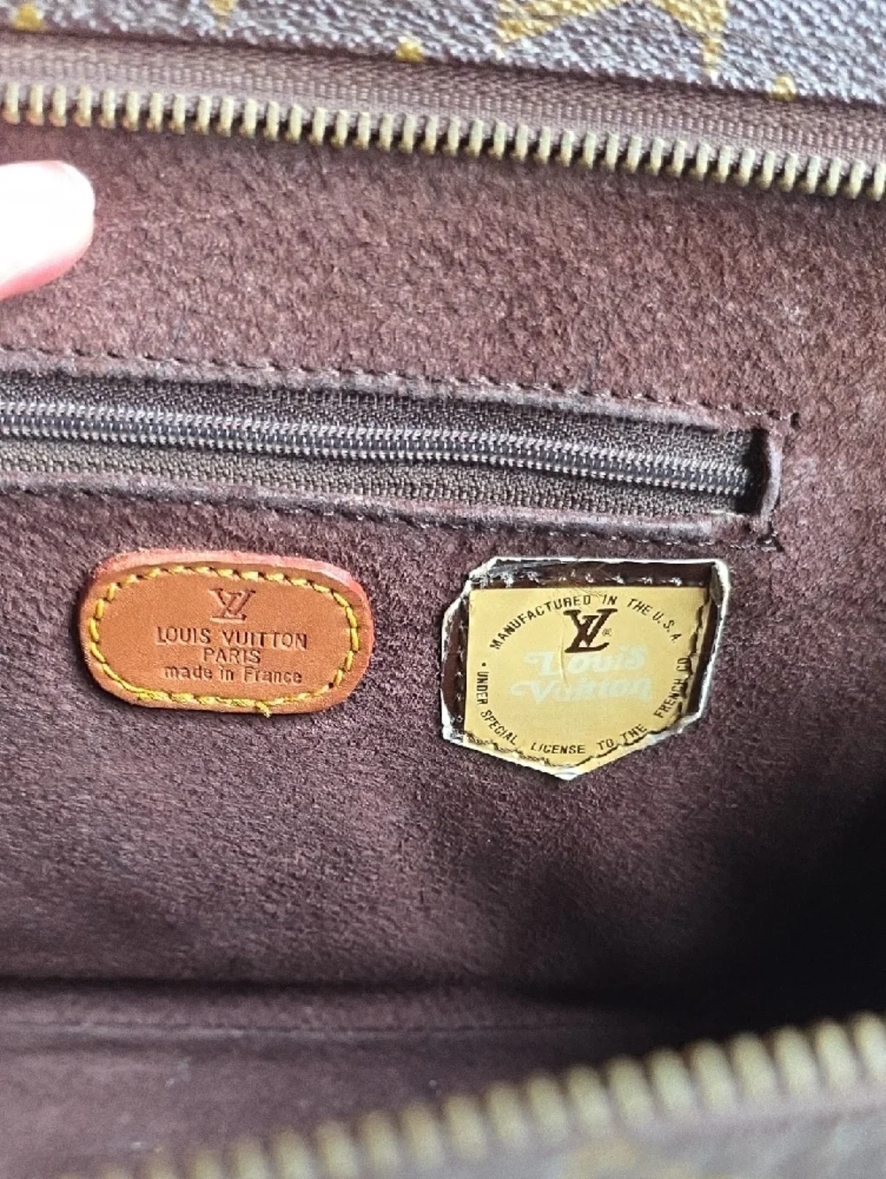 Louis Vuitton Monogram Canvas Briefcase with Tan Leather Trim - Picture 6 of 15